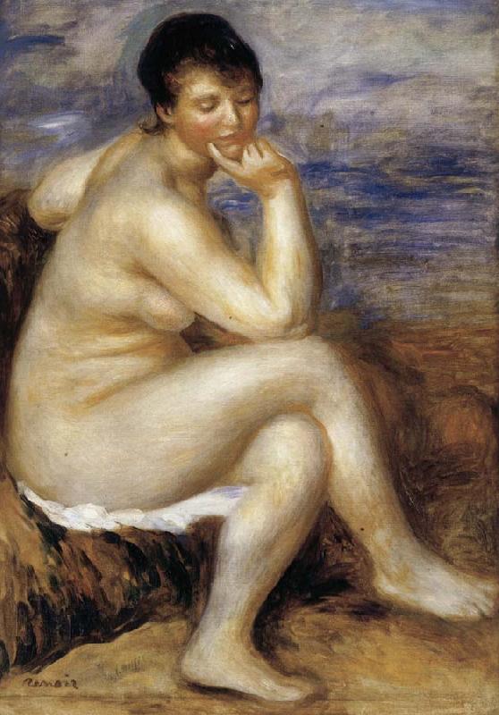 Pierre Renoir Bather with a Rock Germany oil painting art